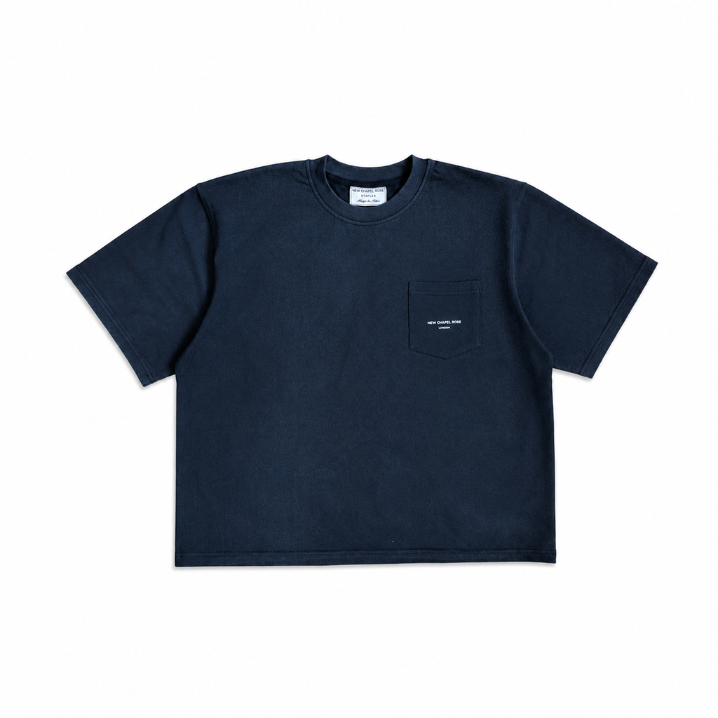 THE 'STAPLE' POCKET TEE BLACK