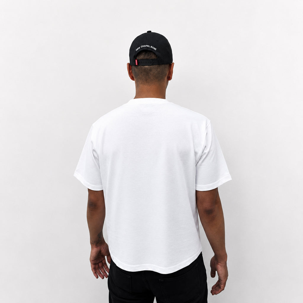 THE 'STAPLE' POCKET TEE WHITE