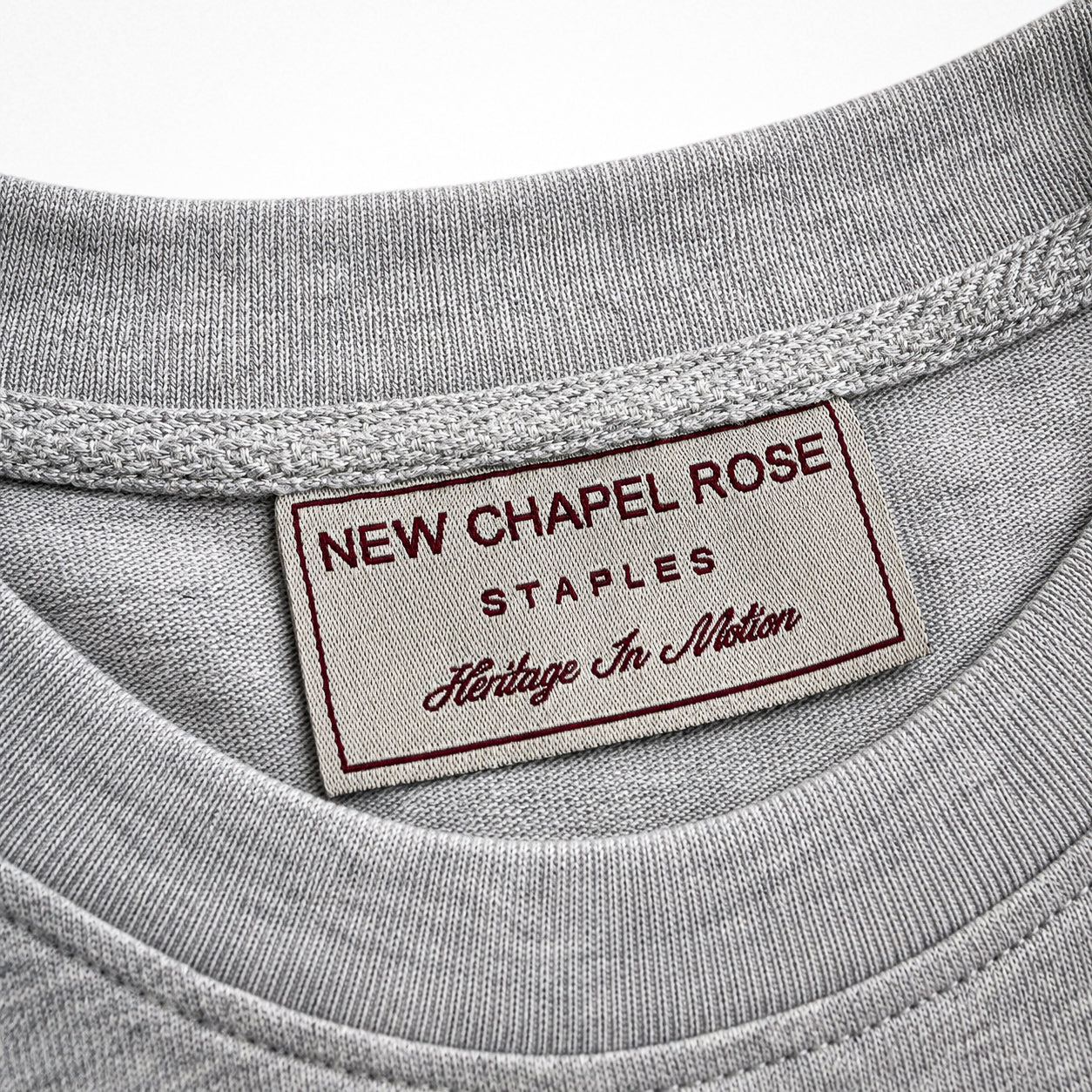 THE 'STAPLE' POCKET TEE GREY